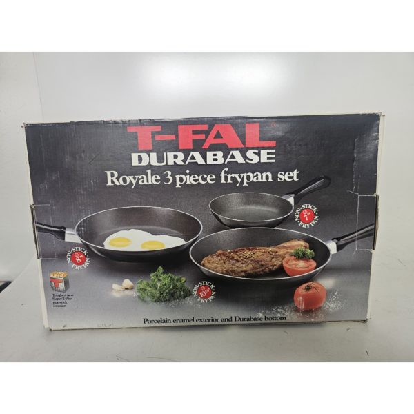 T-Fal Durabase Royale 3 Piece Non-stick Frypan Set 7, 8, 10.25 Inch Made in France