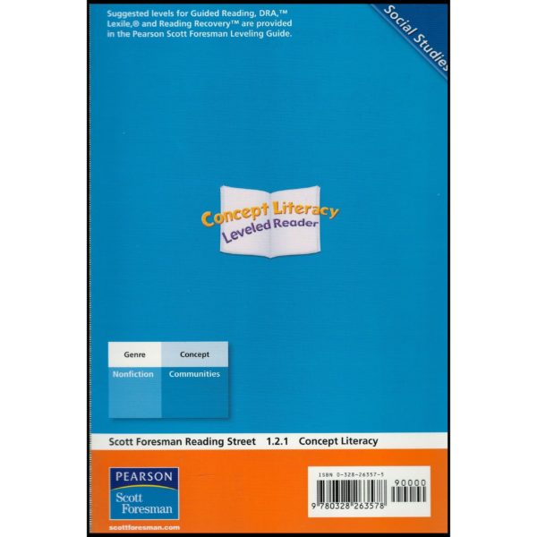 Scott Foresman Reading Street: Content Literacy Reader Grade 1 - Social Studies: My Family (Paperback)