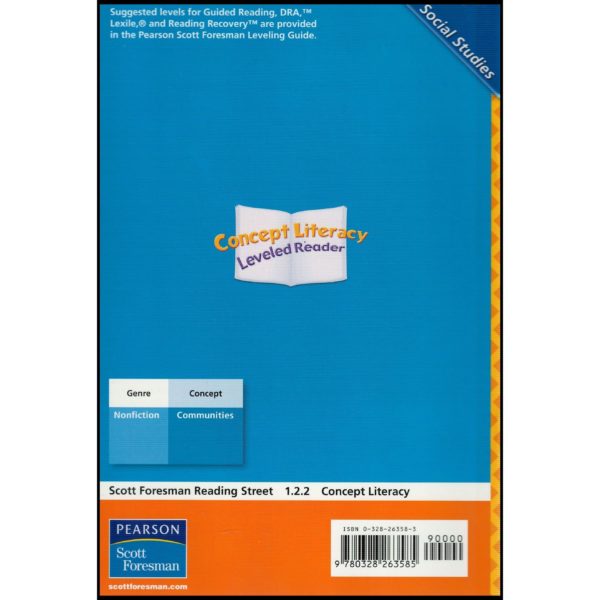 Scott Foresman Reading Street: Content Literacy Reader Grade 1 - Social Studies: At School (Paperback)