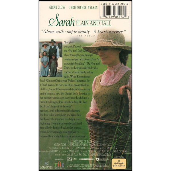 Sarah Plain & Tall (VHS Tape)