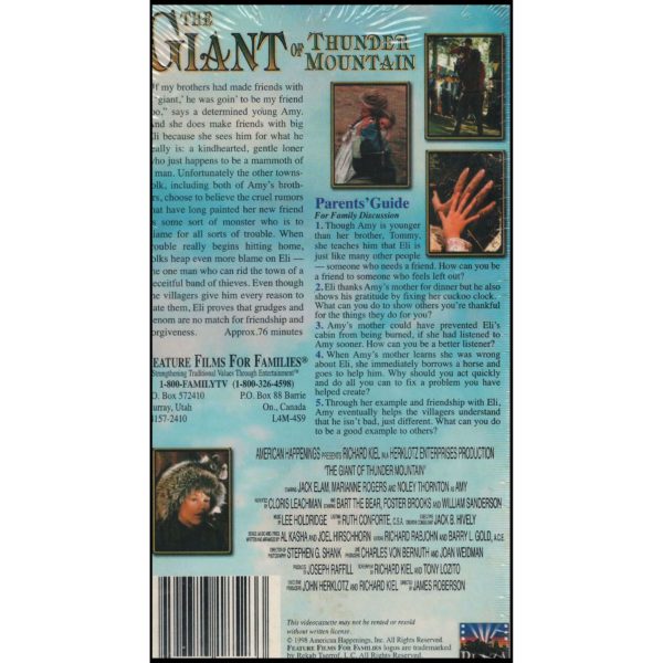 The Giant of Thunder Mountain (VHS Tape)