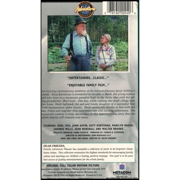 New Adventures of Heidi (VHS Tape)