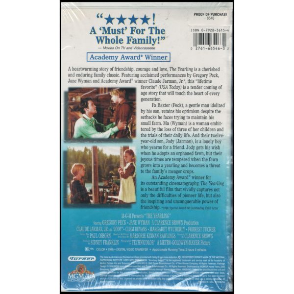 The Yearling (VHS Tape)