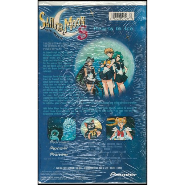 Sailor Moon S The Movie - Hearts in Ice (VHS Tape)