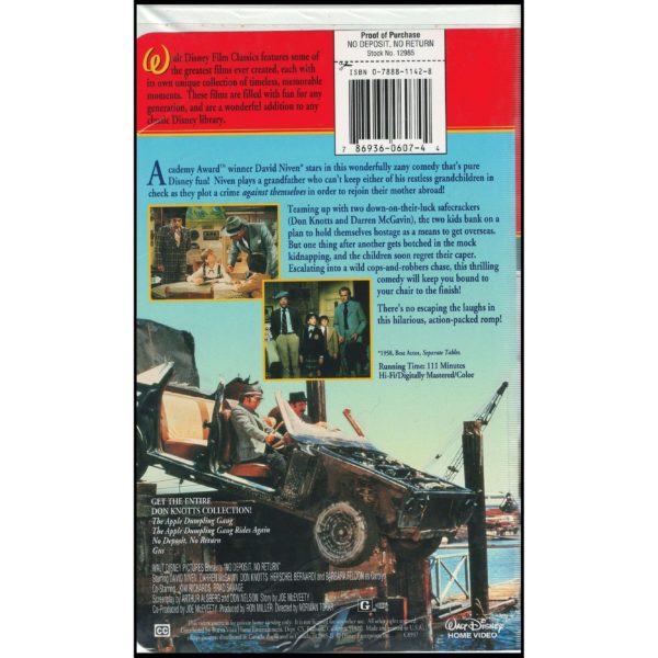 No Deposit No Return (VHS Tape)