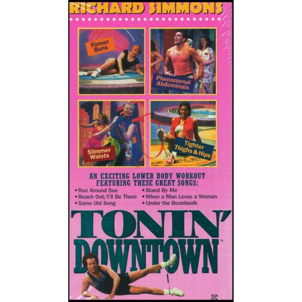 Richard Simmons Tonin' Downtown: An Exciting Lower Body Workout (VHS Tape)