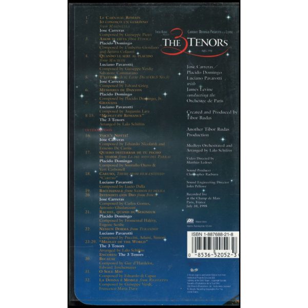 The 3 Tenors Paris (VHS Tape)