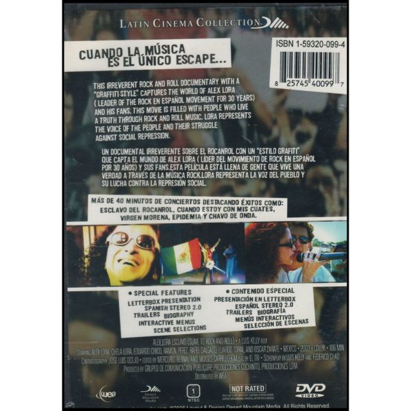 Alex Lora - Esclavo Del Rocanrol (DVD)