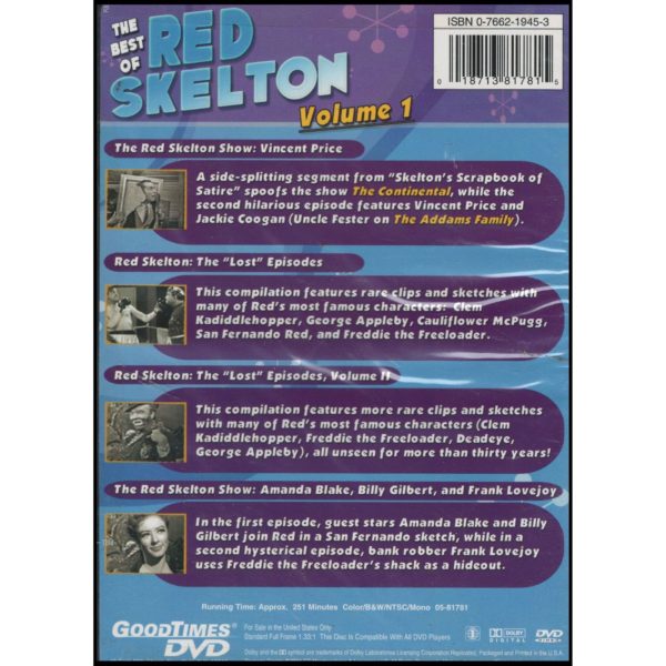 The Best of Red Skelton Vol 1 (DVD)