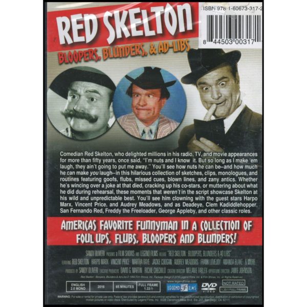 Red Skelton: Bloopers, Blunders & Ad-Libs (DVD)