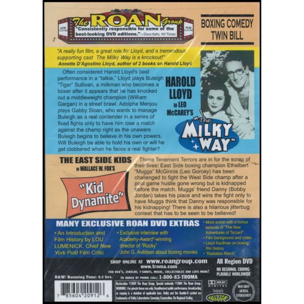 Milky Way/kid Dynamite (DVD)