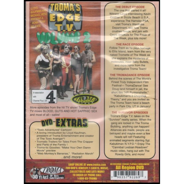 Troma Edge TV Vol 2 (DVD)