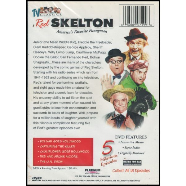Red Skelton: 5 Episodes Vol. 4 (DVD)