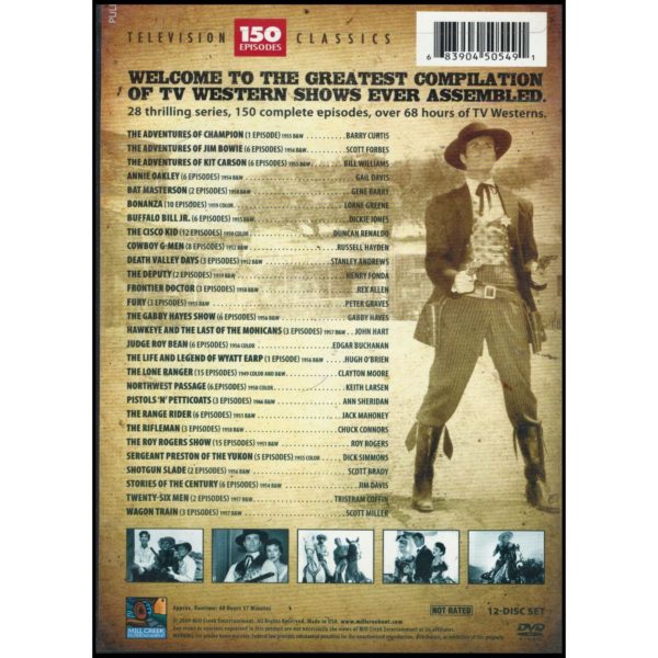 Ultimate TV Westerns - 12 Disk Set: 150 Episodes (DVD)