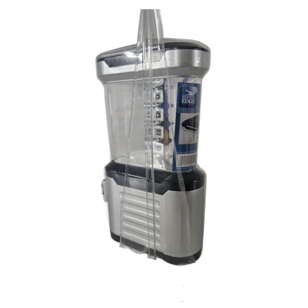 Journey's Edge 24-LED Triangular Camping Lantern Light with Compass (Silver)