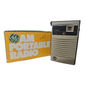 Vintage 1975 General Electric 7-2759 Solid State AM Portable Transistor Radio Complete Rare