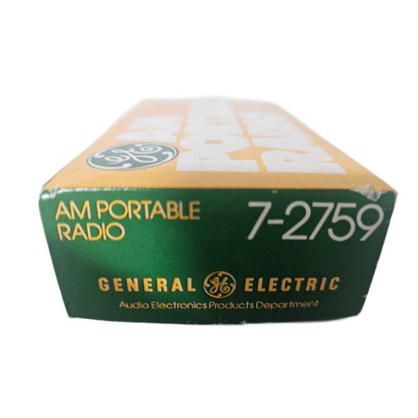 Vintage 1975 General Electric 7-2759 Solid State AM Portable Transistor Radio Complete Rare