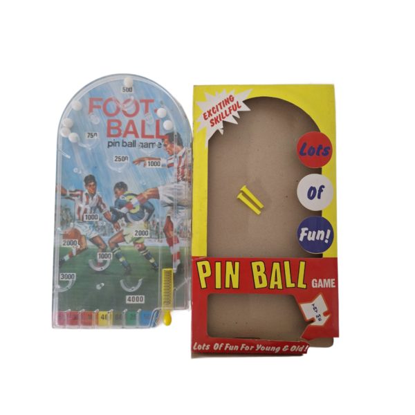 Vintage 1970's Football Soccer Tabletop Pin Ball Game