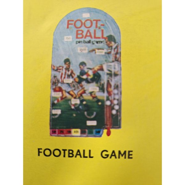 Vintage 1970's Football Soccer Tabletop Pin Ball Game