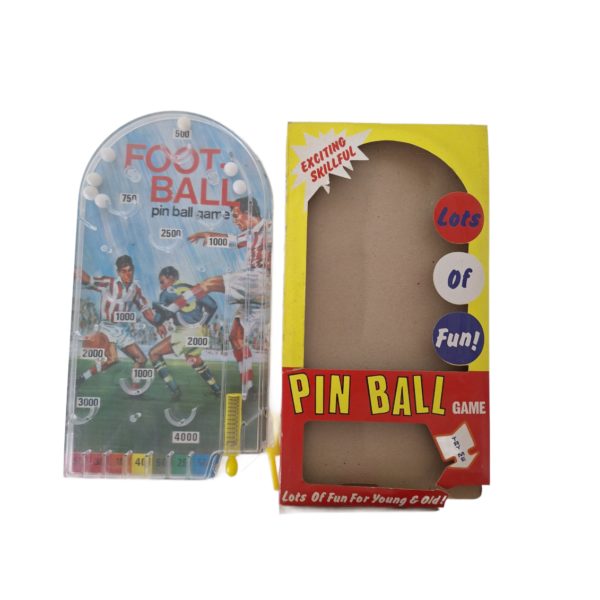 Vintage 1970's Football Soccer Tabletop Pin Ball Game