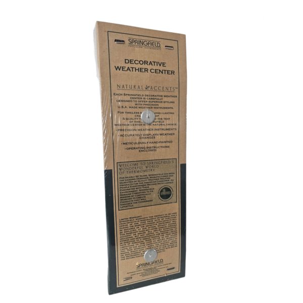 Vintage 2001 Springfield Weather Thermometer/Humidity Rowboat Nautical Wall Decor