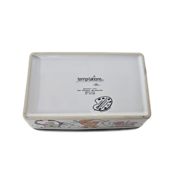 Temptations by Tara Whimsical Chef Friends Mini Loaf Pan Holiday Bakeware 12 oz (Black)