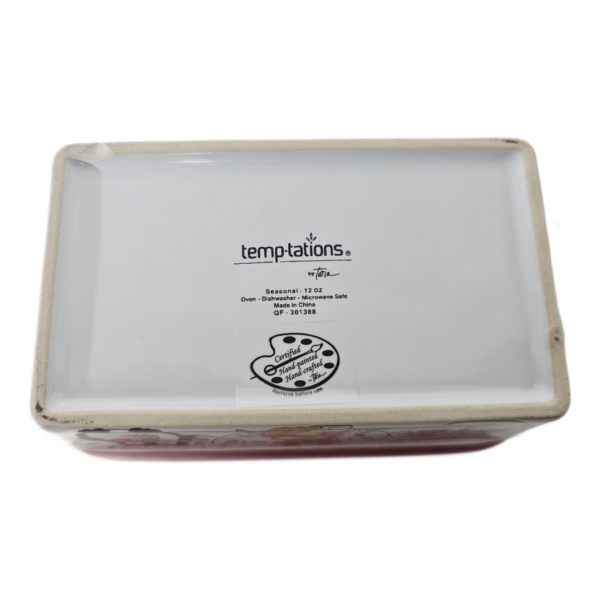 Temptations by Tara Whimsical Chef Friends Mini Loaf Pan Holiday Bakeware 12 oz (Red)
