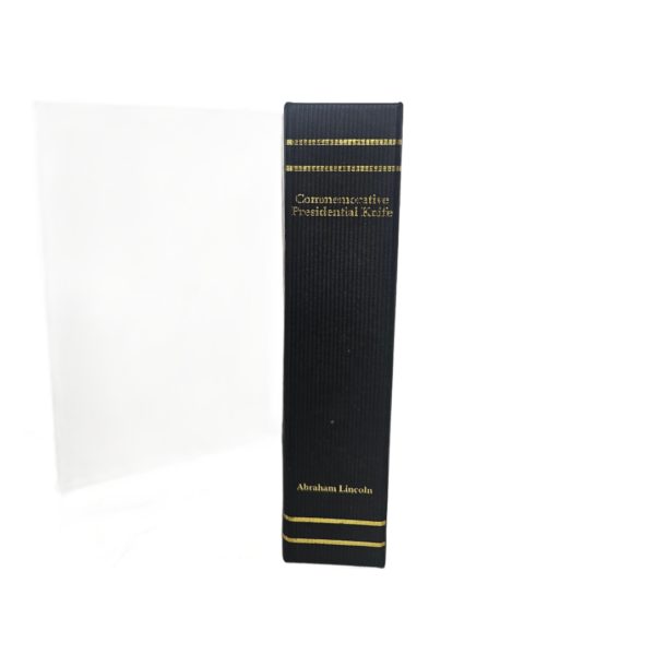 Abraham Lincoln Commemorative Presidential Pocket Knife In Collectors Box w/ Gettysburg Address
