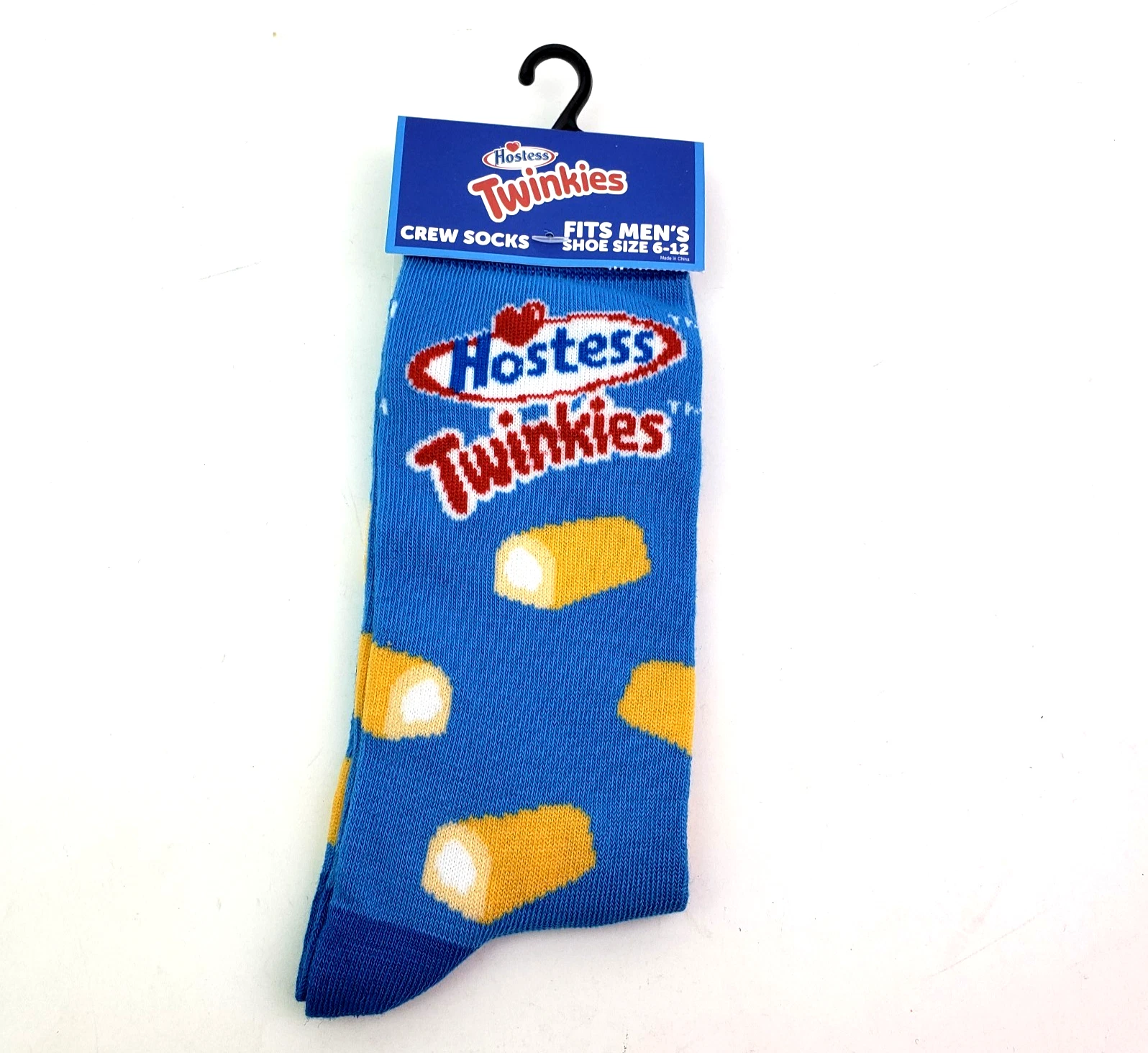 Hostess Twinkies Adult Men's Novelty Crew Socks Size 6-12