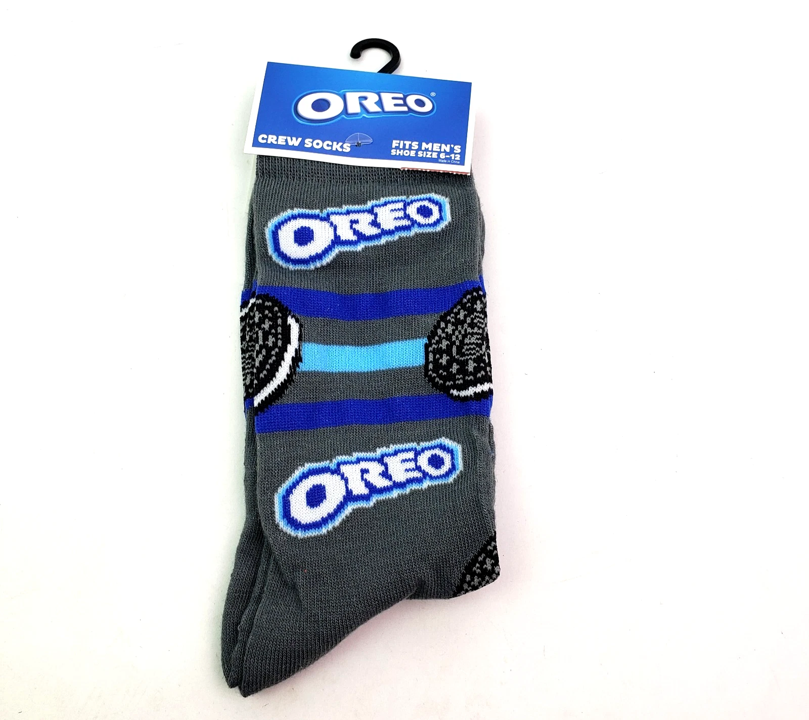 Oreo Cookies Men's Novelty Crew Socks Size 6-12
