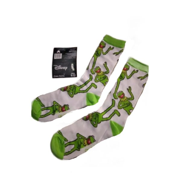 Kermit The Frog Adult Unisex Novelty Crew Socks Size 6-13