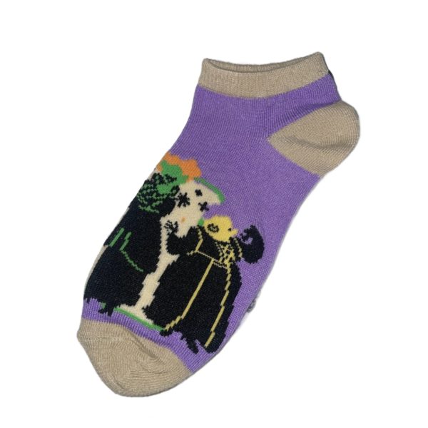 Disney Halloween Hocus Pocus Witches Adult Novelty No-show Socks Womens Size 9-11