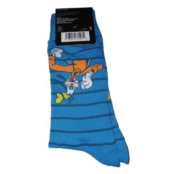 Adult Mickey Mouse Novelty Crew Socks Blue (Shoe Size 6-12)