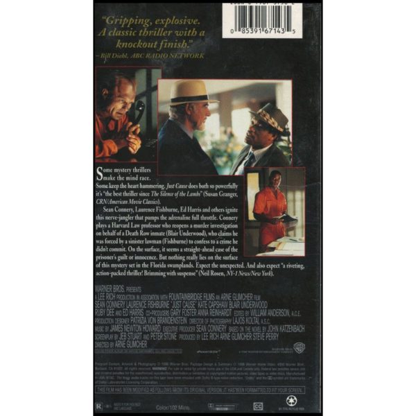 Just Cause (VHS Tape)