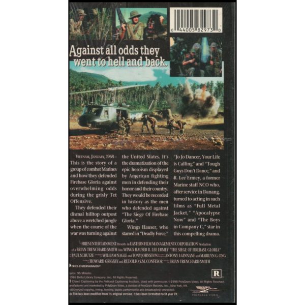 The Siege of Firebase Gloria (VHS Tape)