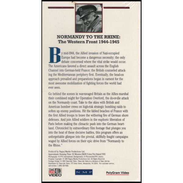 The Century of Warfare: Normandy to the Rhine: The Western Front 1944-1945 (VHS Tape)