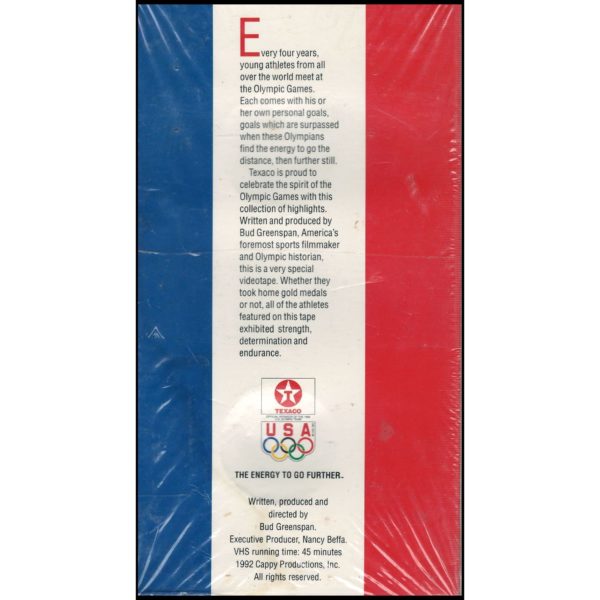 Texaco Presents The Olympic Challenge: The Energy To Go Further (VHS Tape)