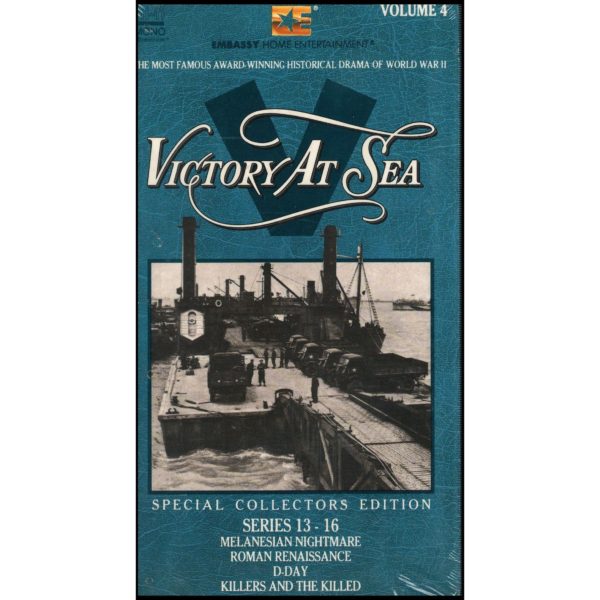 Victory at Sea: Vol. 4: Melanesian Nightmare, Roman Renaissance, D-Day, Killers and the Killed  (VHS Tape)