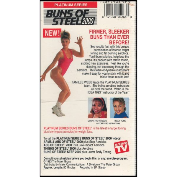 Platinum Series: Buns of Steel 2000 (VHS Tape)