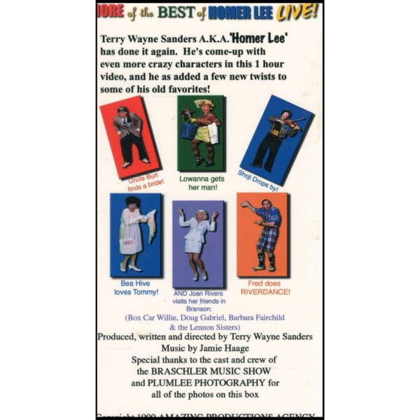 More of the Best of Homer Lee (VHS Tape)