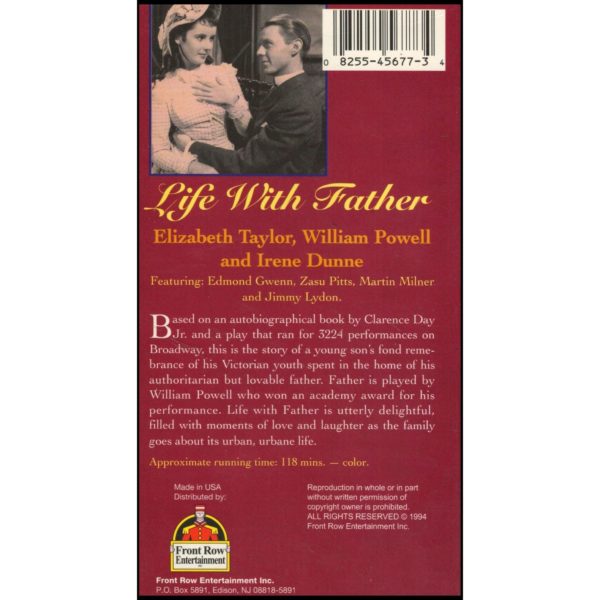 Life With Father (VHS Tape)