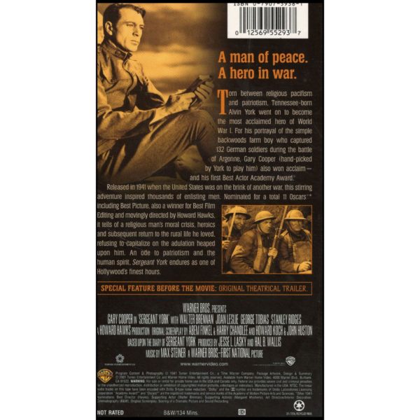 Sergeant York (VHS Tape)
