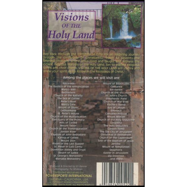 Visions of the Holy Land (VHS Tape)