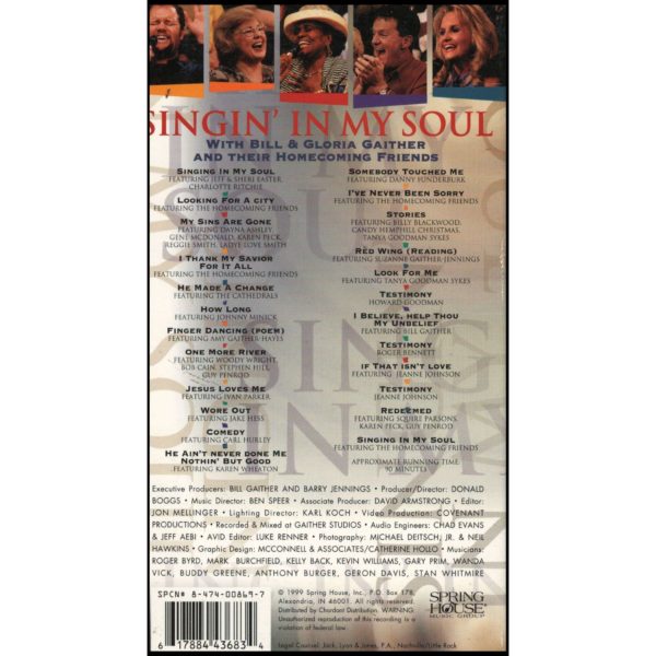 Singin' in My Soul (VHS Tape)