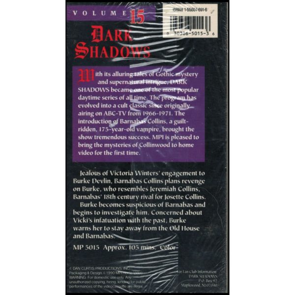 Dark Shadows Vol. 15 (VHS Tape)