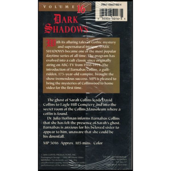 Dark Shadows Vol 16 (VHS Tape)