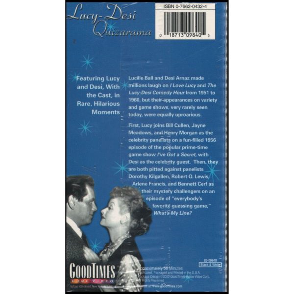 Lucymania: Lucy-Desi Quizarama (VHS Tape)