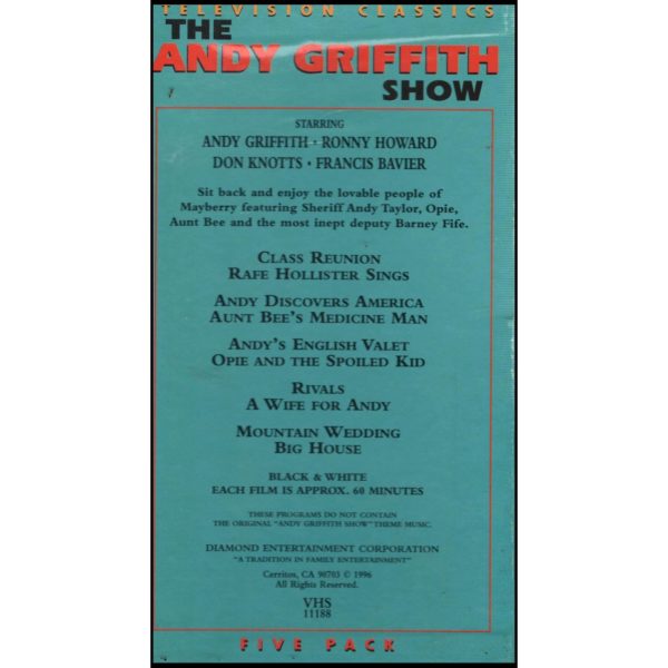 Andy Griffith Show Collection: (5 Box Set) (VHS Tape)