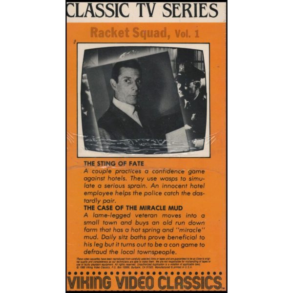 Classic TV Series: Racket Squad Vol. 1 (VHS Tape)