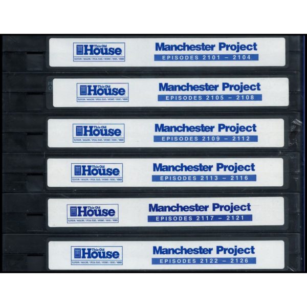 This Old House Season 23: Manchester House Project (6 Box Set) (VHS Tape)